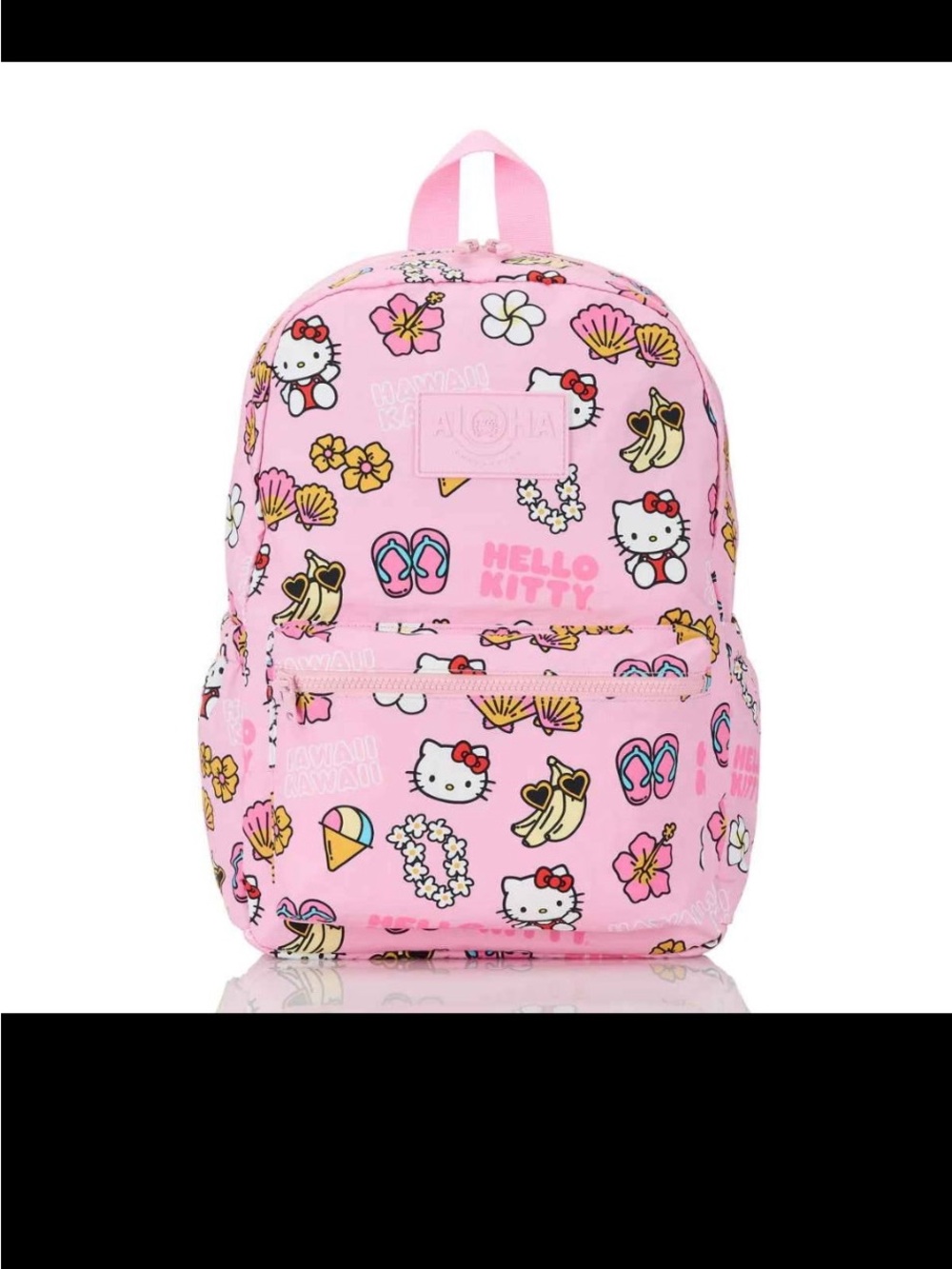 Hello Kitty Pink Floral & Beach Print Kids Backpack & Lunchbox - New with tags